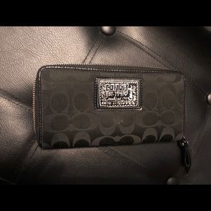 Black coach wallet
